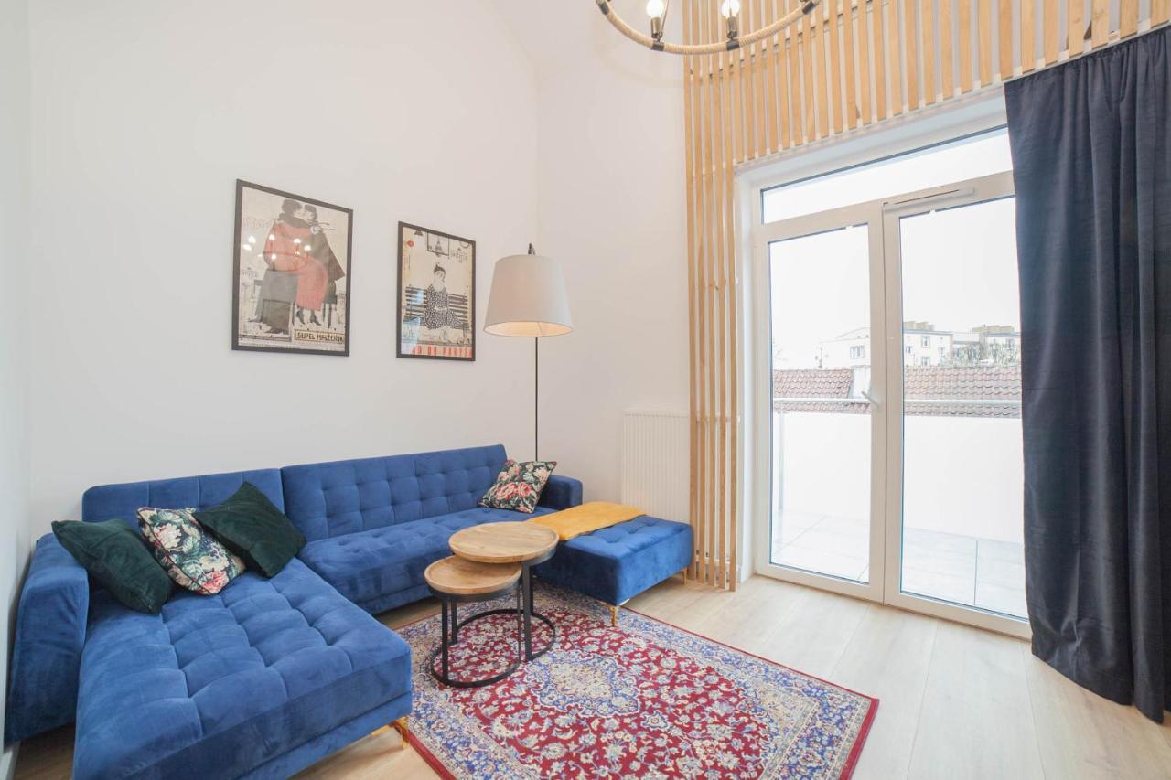 Mragowo Dwupoziomowy Apartament Indygo 85M2 Z Widokiem Na Jezioro Exterior foto
