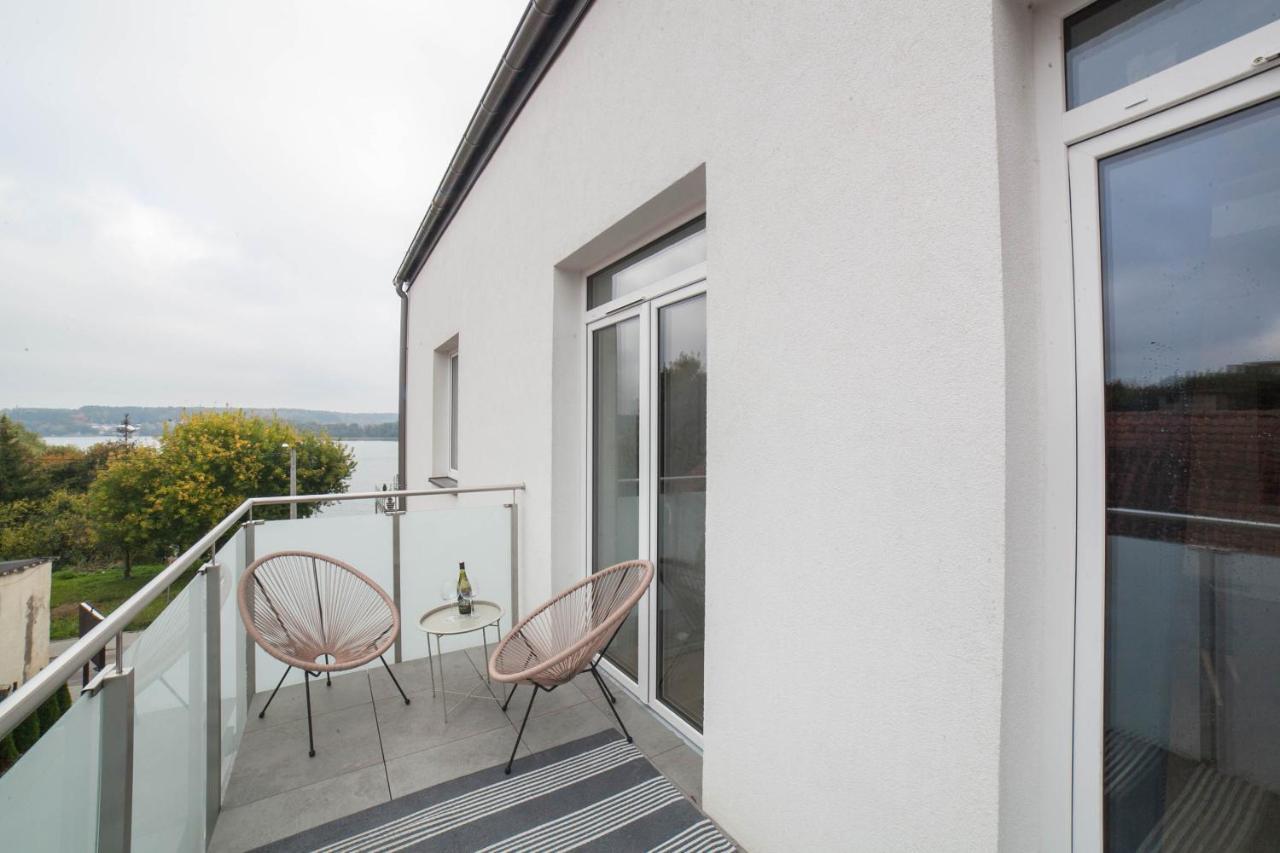 Mragowo Dwupoziomowy Apartament Indygo 85M2 Z Widokiem Na Jezioro Exterior foto